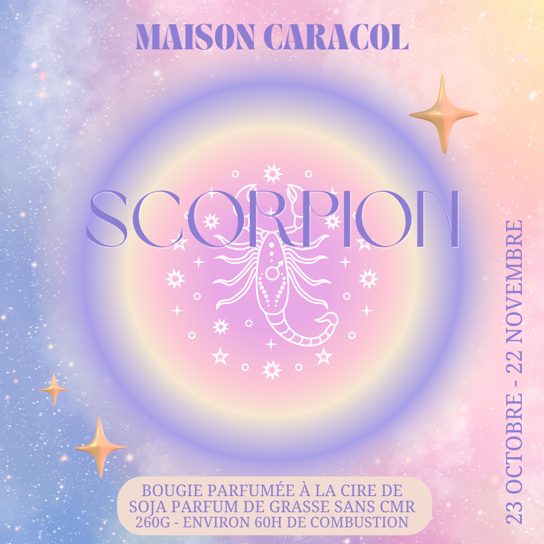 BOUGIE PARFUMÉE | ASTRO SCORPION | 260g