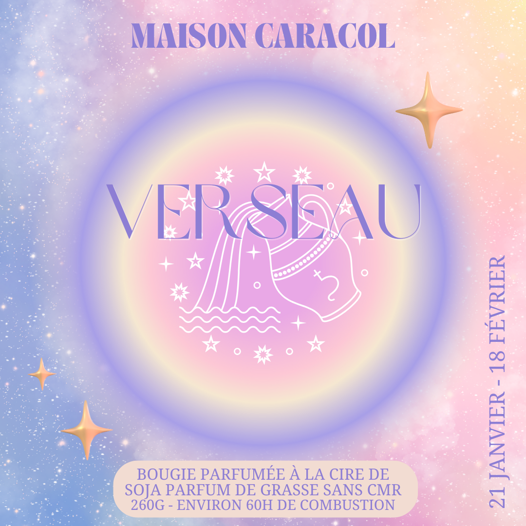 BOUGIE PARFUMÉE | ASTRO VERSEAU | 260g