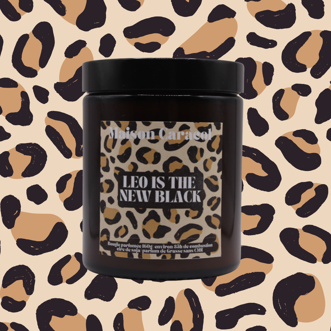 BOUGIE PARFUMÉE | ROCHER PRALINÉ - LEO IS THE NEW BLACK | 160g