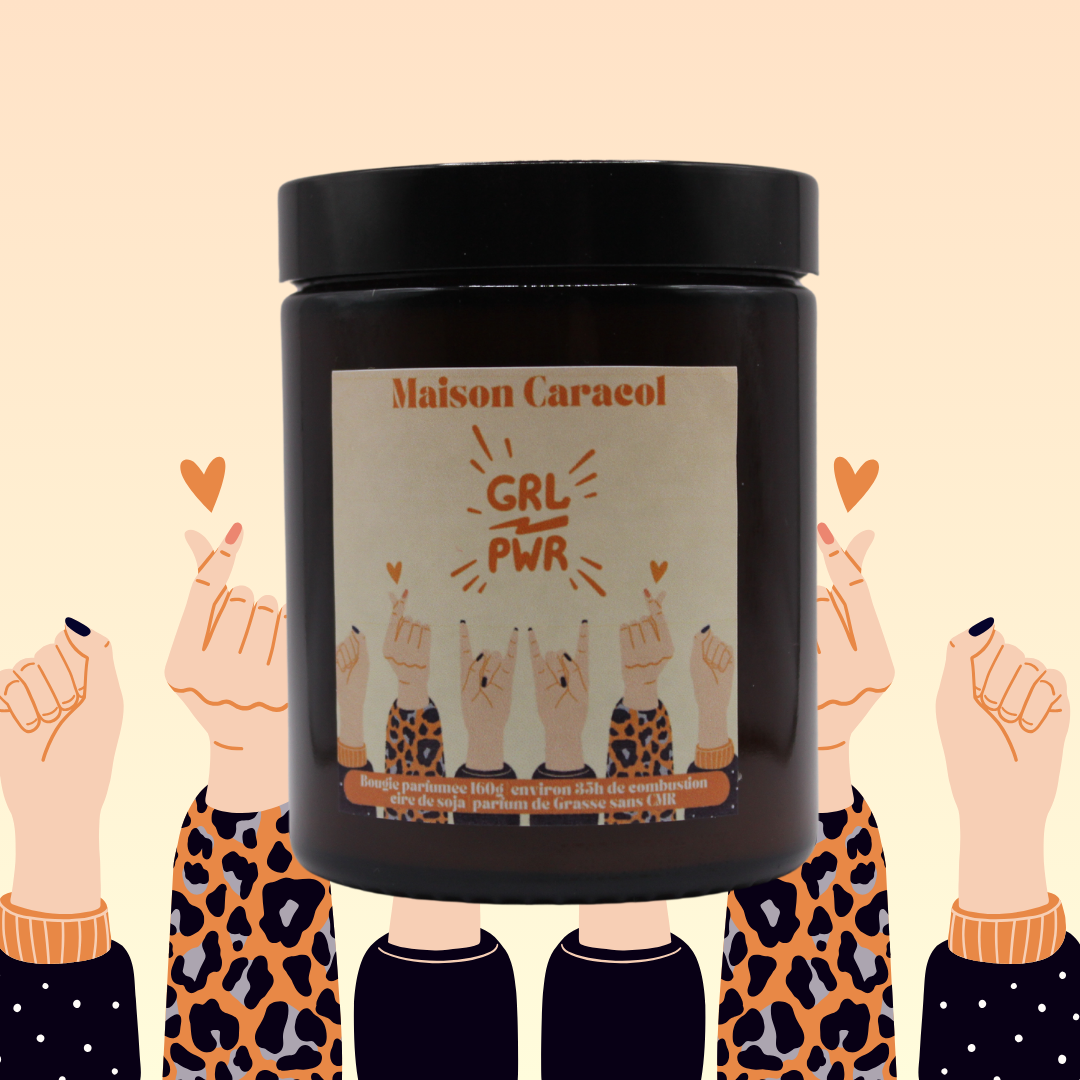 BOUGIE PARFUMÉE | GRL PWR - ROCHER PRALINÉ| 160g
