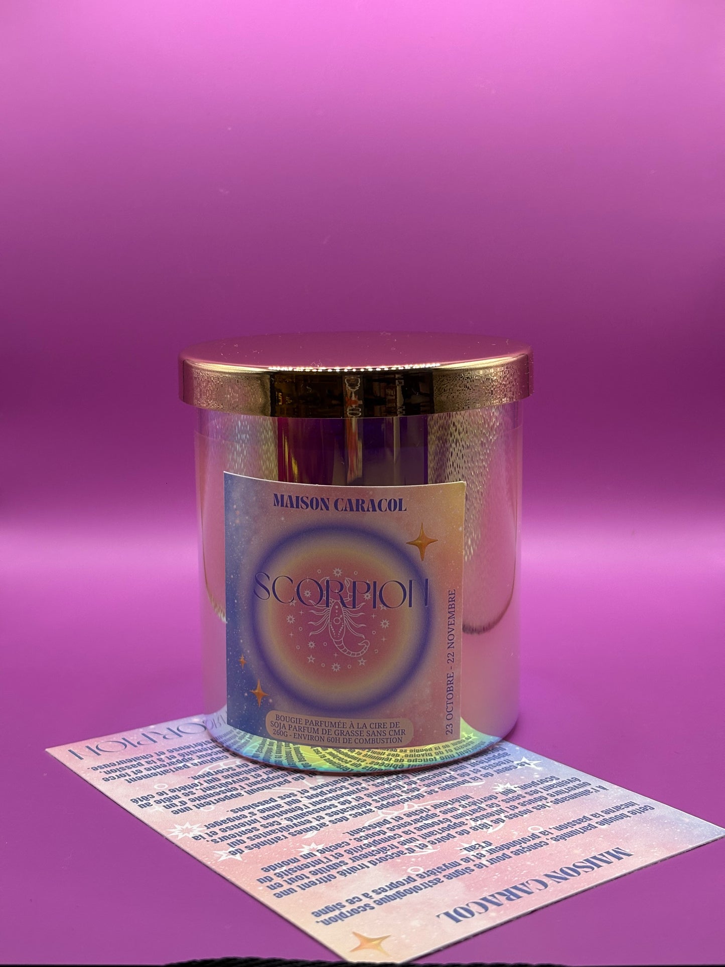BOUGIE PARFUMÉE | ASTRO SCORPION | 260g