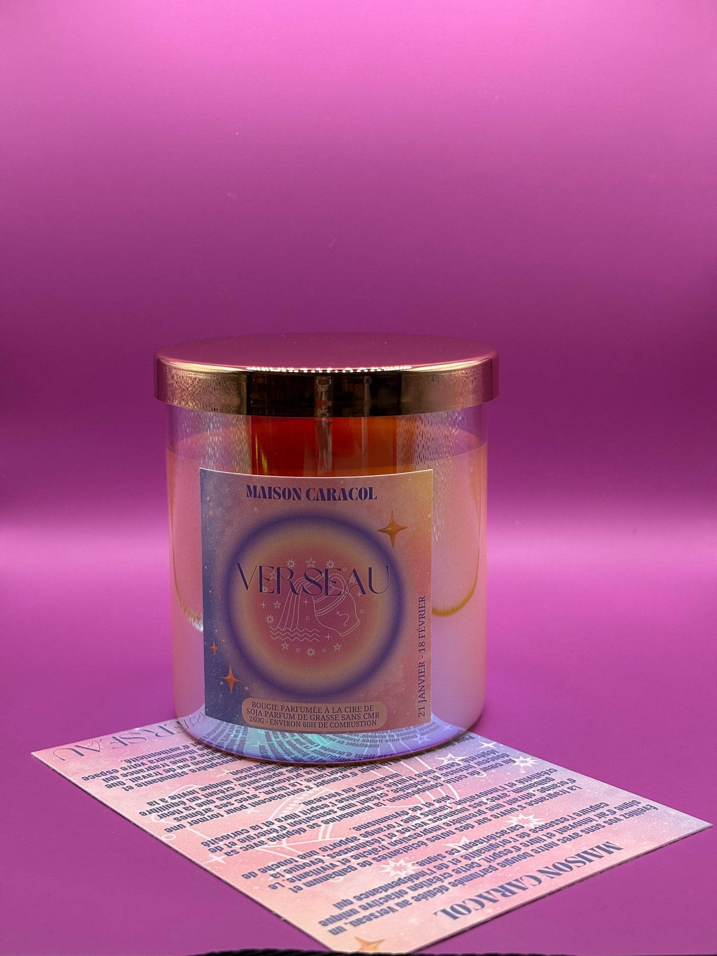 BOUGIE PARFUMÉE | ASTRO VERSEAU | 260g