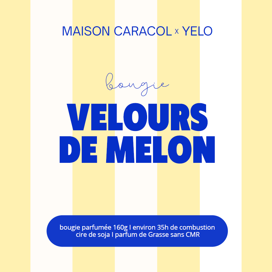 BOUGIE PARFUMÉE | VELOURS DE MELON | 160g