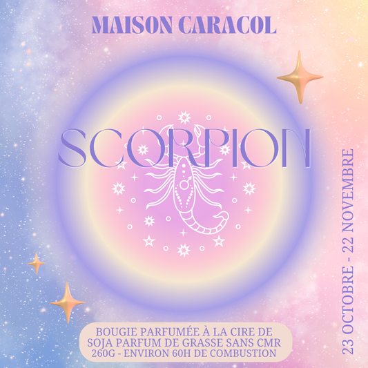 BOUGIE PARFUMÉE | ASTRO SCORPION | 260g