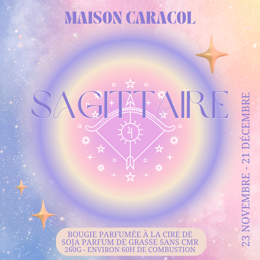 BOUGIE PARFUMÉE | ASTRO SAGITTAIRE | 260g