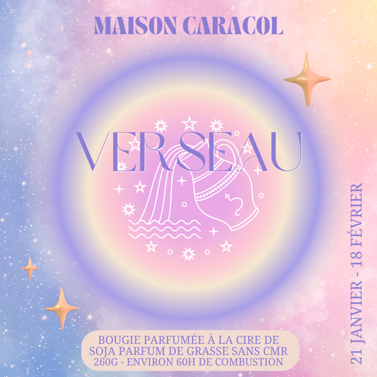 BOUGIE PARFUMÉE | ASTRO VERSEAU | 260g
