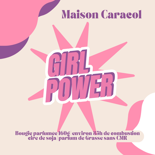 BOUGIE PARFUMÉE | DELICIEUX LAIT DE RIZ - GIRL POWER | 160g