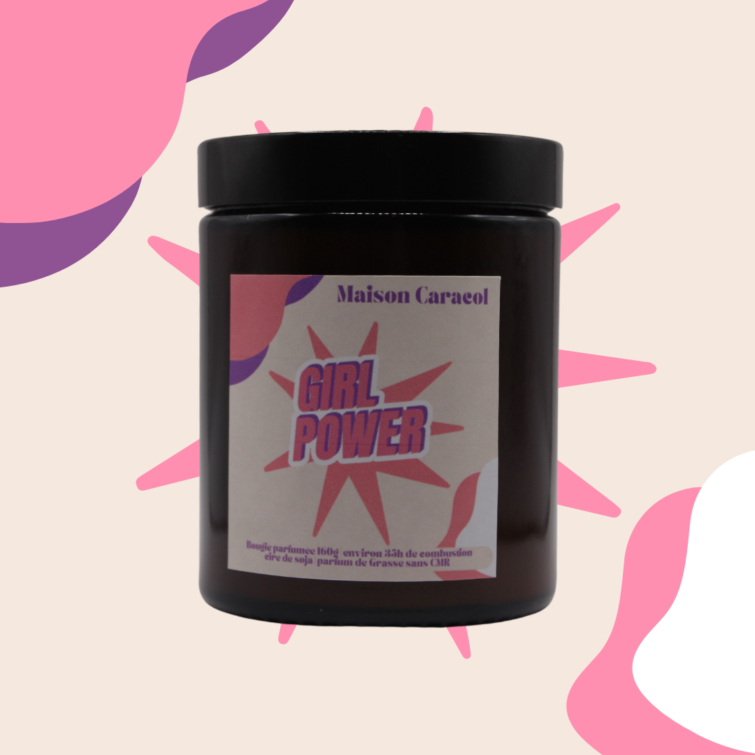 BOUGIE PARFUMÉE | DELICIEUX LAIT DE RIZ - GIRL POWER | 160g