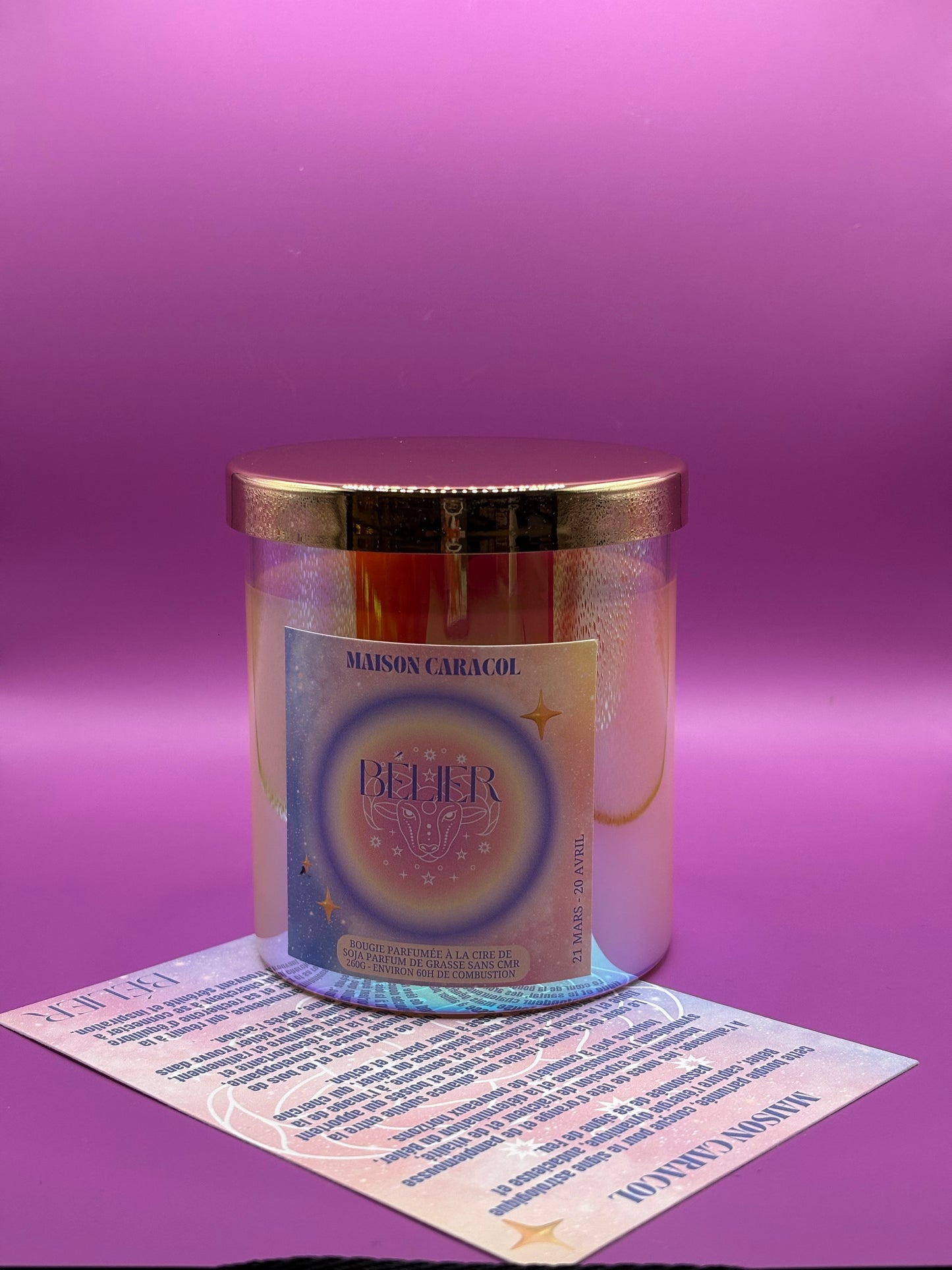 BOUGIE PARFUMÉE | ASTRO BELIER | 260g