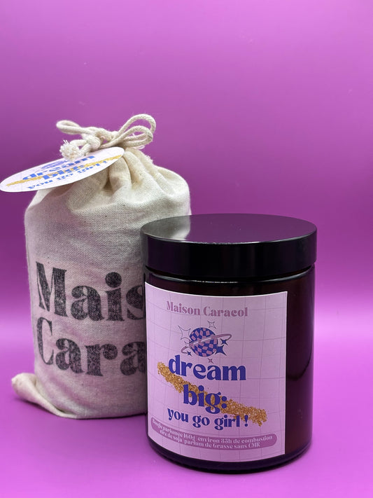 BOUGIE PARFUMÉE | DREAM BIG : YOU GO GIRL | 160g