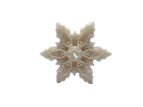 FLOCON MODERNE 65g | 7,5cm hauteur 3cm épaisseur