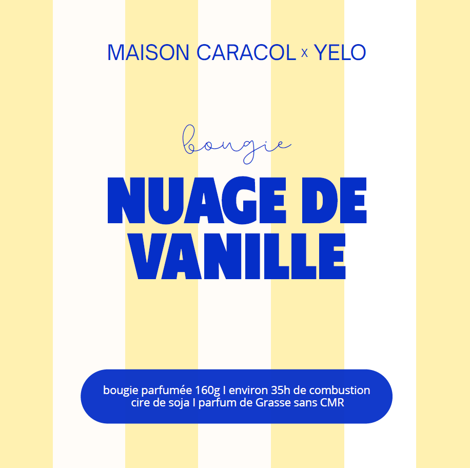 BOUGIE PARFUMÉE | NUAGE DE VANILLE | 160g