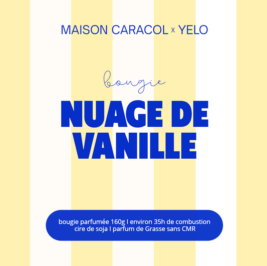 BOUGIE PARFUMÉE | NUAGE DE VANILLE | 160g